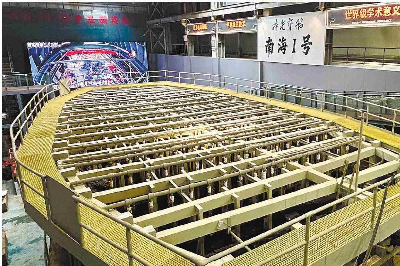 “水晶宮”首次開放 近距離一睹“南海I號”真容