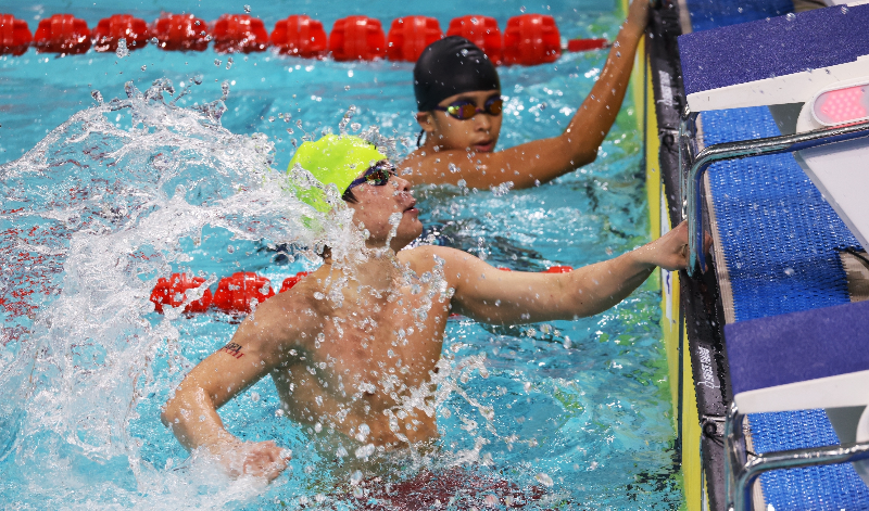 刷新全國紀(jì)錄！廣東殘?zhí)貖W會游泳再奪一金