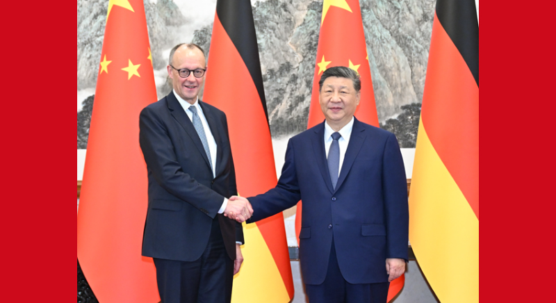 習近平會見德國總理默茨
