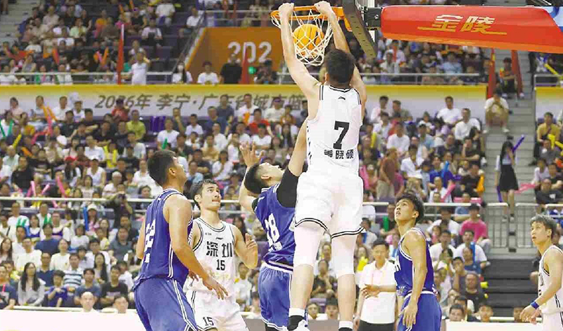 101∶82力克惠州隊(duì) 粵BA深圳隊(duì)喜迎三連勝