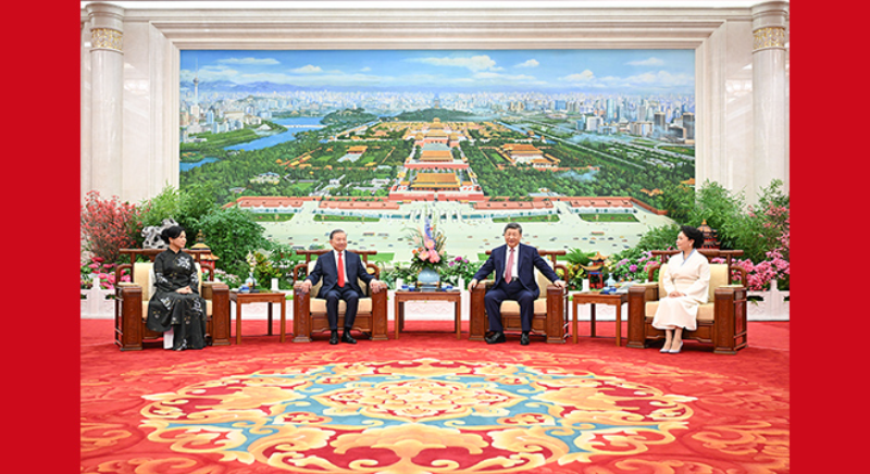 習近平夫婦同蘇林夫婦親切話別